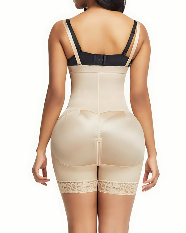 Post-Op Sculpting Faja | Side-Zip, Butt Lift & Detachable Straps curvify.me
