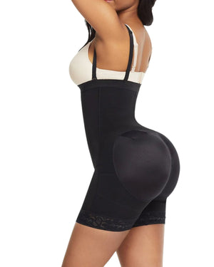 Post-Op Sculpting Faja | Side-Zip, Butt Lift & Detachable Straps curvify.me