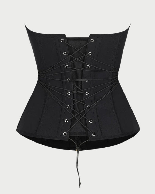 Adjustable Latex Waist Trainer | 10 Steel Bones & Cotton-Lined curvify.me