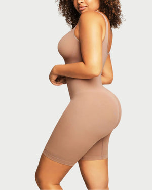 Eco-Friendly Seamless Shaping Jumpsuit – Waist-Slimming, Bust-Lifting & Butt-Enhancing Shapewear curvify.me