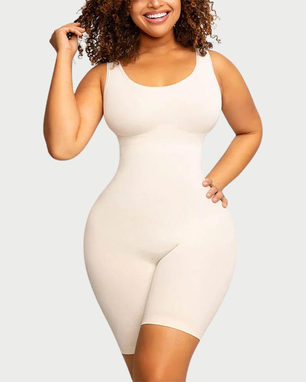 Eco-Friendly Seamless Shaping Jumpsuit – Waist-Slimming, Bust-Lifting & Butt-Enhancing Shapewear curvify.me