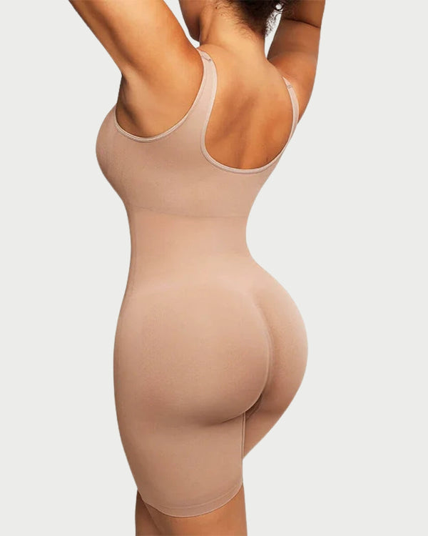 Eco-Friendly Seamless Shaping Jumpsuit – Waist-Slimming, Bust-Lifting & Butt-Enhancing Shapewear curvify.me