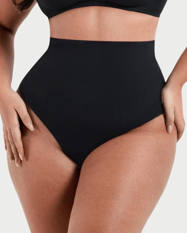 Eco-Friendly Seamless Shaping Thong | Butt Lifting & Anti-Roll Waist curvify.me