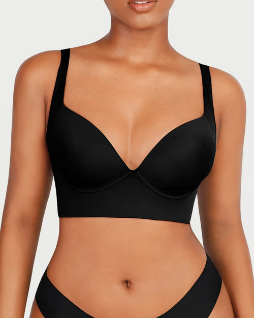 Full Coverage Push-Up Bra | Hide Back Fat & Sculpting Uplift Support curvify.me