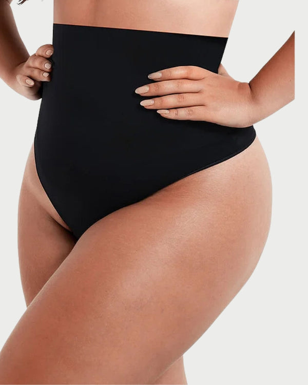 Eco-Friendly Seamless Shaping Thong | Butt Lifting & Anti-Roll Waist curvify.me