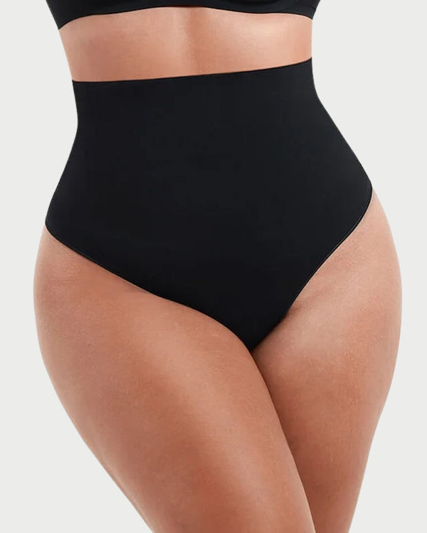 Eco-Friendly Seamless Shaping Thong | Butt Lifting & Anti-Roll Waist curvify.me