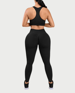 Eco-Friendly Seamless Yoga Set – Push-Up Support, Butt-Lifting & Sculpting Activewear curvify.me