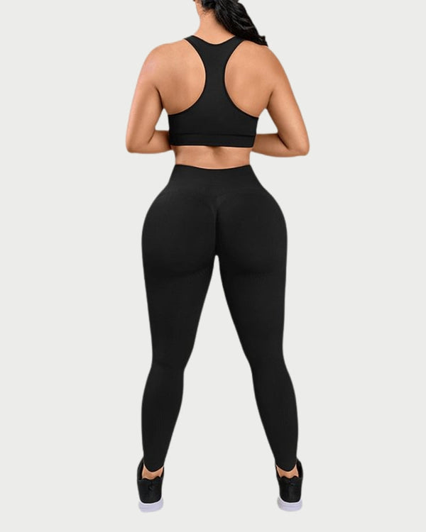 Eco-Friendly Seamless Yoga Set – Push-Up Support, Butt-Lifting & Sculpting Activewear curvify.me