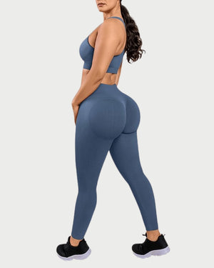 Eco-Friendly Seamless Yoga Set – Push-Up Support, Butt-Lifting & Sculpting Activewear curvify.me