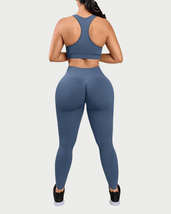 Eco-Friendly Seamless Yoga Set – Push-Up Support, Butt-Lifting & Sculpting Activewear curvify.me