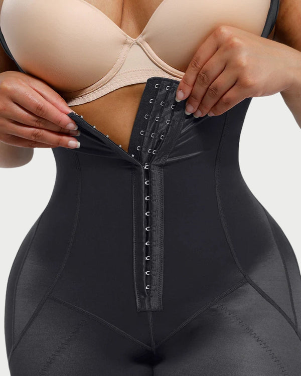 High-Compression Post-Op Body Shaper | Tummy Control & U-Chest Support curvify.me