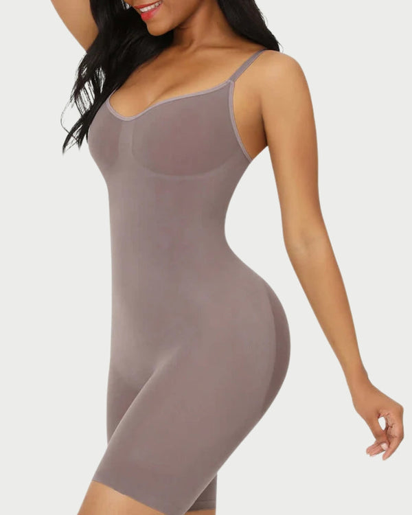 Plus Size Seamless Full Body Shaper | Light Compression & Tummy Control curvify.me