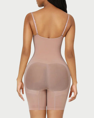 Plus Size Seamless Full Body Shaper | Light Compression & Tummy Control curvify.me
