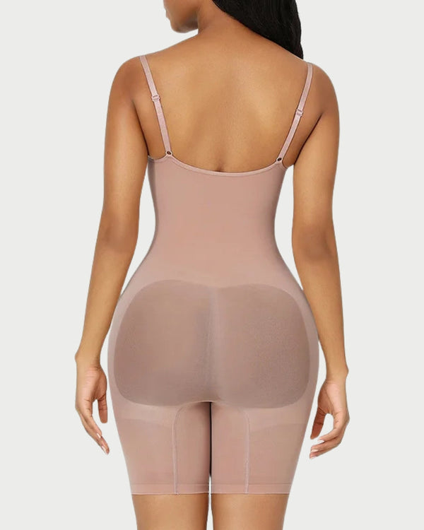 Plus Size Seamless Full Body Shaper | Light Compression & Tummy Control curvify.me