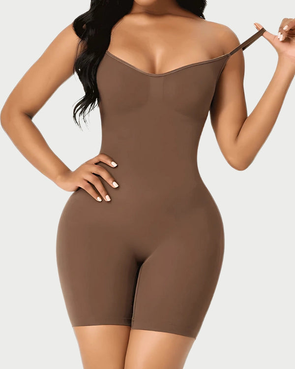 Plus Size Seamless Full Body Shaper | Light Compression & Tummy Control curvify.me