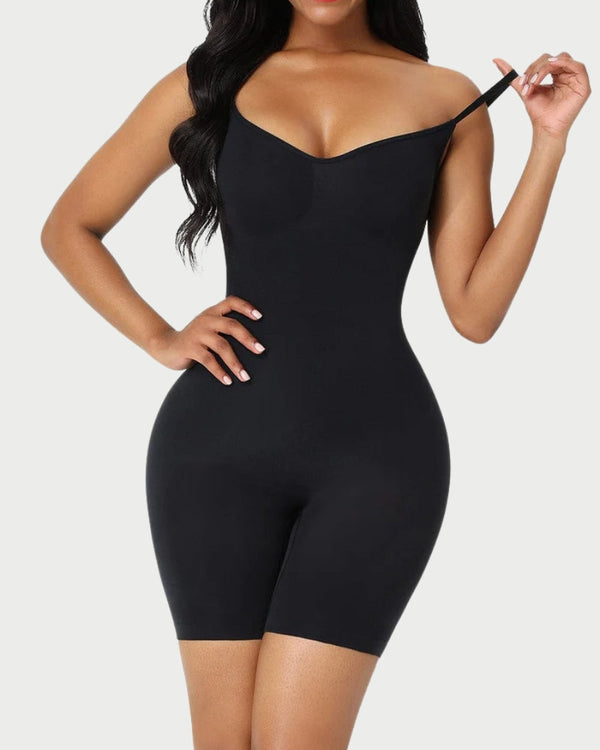Plus Size Seamless Full Body Shaper | Light Compression & Tummy Control curvify.me