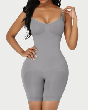 Plus Size Seamless Full Body Shaper | Light Compression & Tummy Control curvify.me