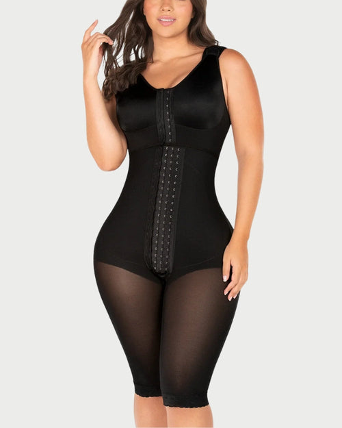 Post-Surgery High Compression Bodysuit with Bra | Ultra Hip Faja Shaper curvify.me