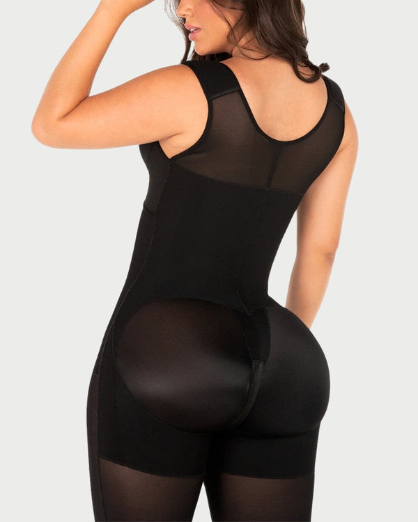 Post-Surgery High Compression Bodysuit with Bra | Ultra Hip Faja Shaper curvify.me
