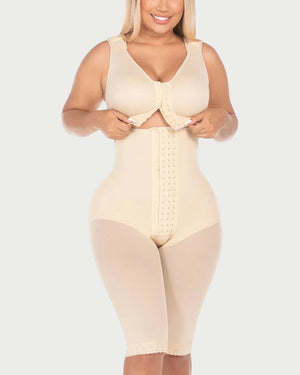 Post-Surgery High Compression Bodysuit with Bra | Ultra Hip Faja Shaper curvify.me
