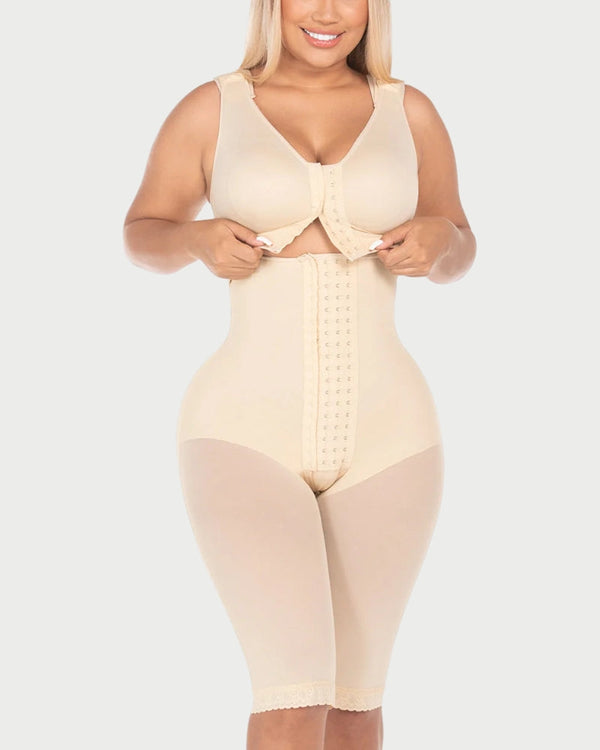 Post-Surgery High Compression Bodysuit with Bra | Ultra Hip Faja Shaper curvify.me
