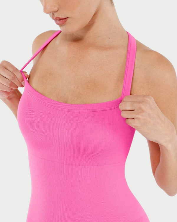 Seamless 2-in-1 Shaping Jumpsuit | Bra-Free Support & Tummy Control curvify.me