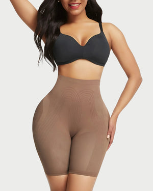 Seamless Butt-Lifting High-Waist Shorts | Tummy Control & Thigh Slimming curvify.me