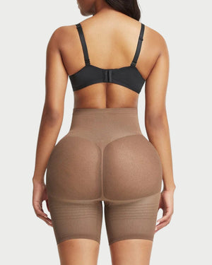 Seamless Butt-Lifting High-Waist Shorts | Tummy Control & Thigh Slimming curvify.me