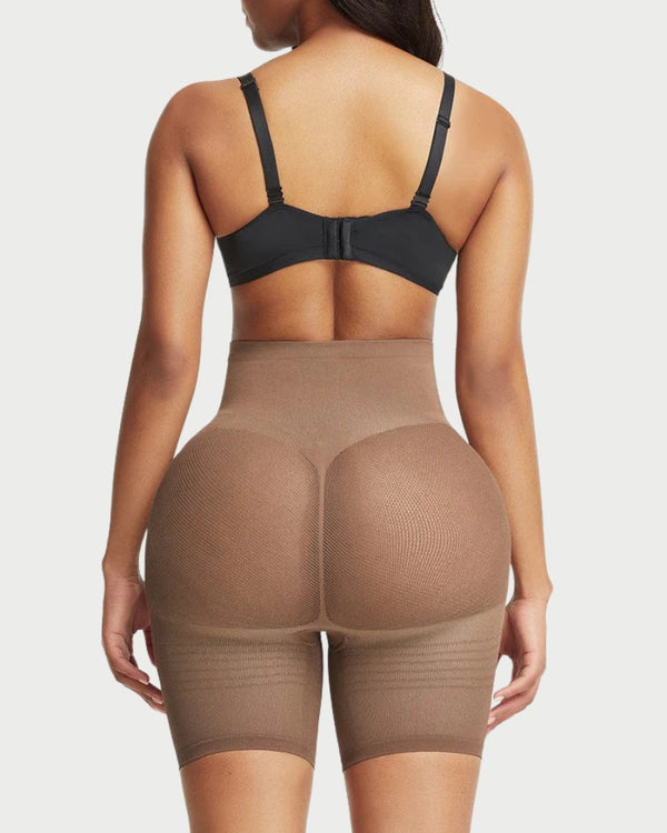 Seamless Butt-Lifting High-Waist Shorts | Tummy Control & Thigh Slimming curvify.me
