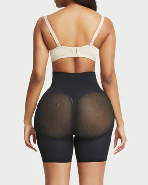 Seamless Butt-Lifting High-Waist Shorts | Tummy Control & Thigh Slimming curvify.me