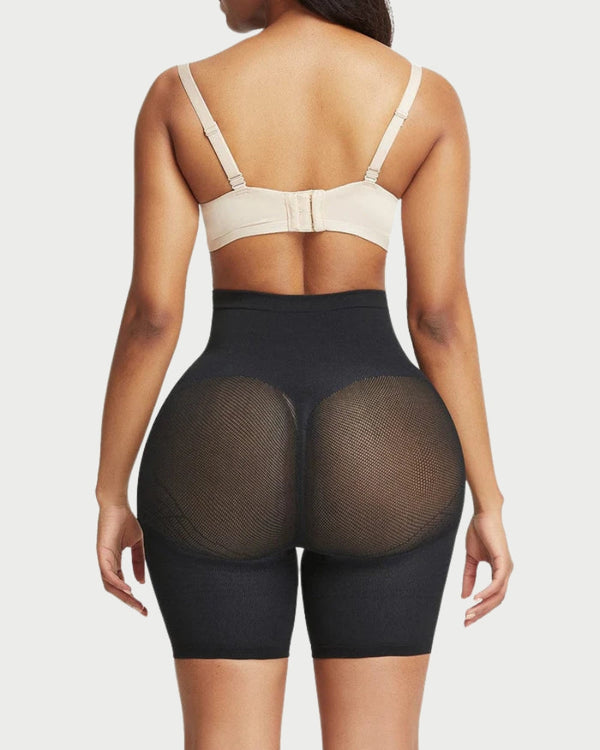 Seamless Butt-Lifting High-Waist Shorts | Tummy Control & Thigh Slimming curvify.me