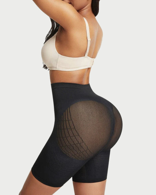 Seamless Butt-Lifting High-Waist Shorts | Tummy Control & Thigh Slimming curvify.me