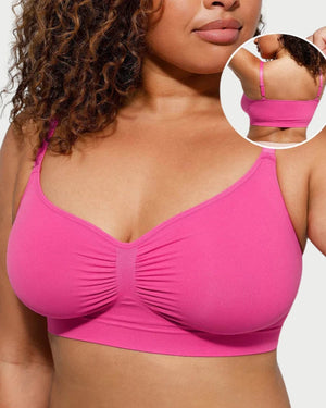 Seamless Everyday Shaping Bra | Back Support & Adjustable Straps curvify.me
