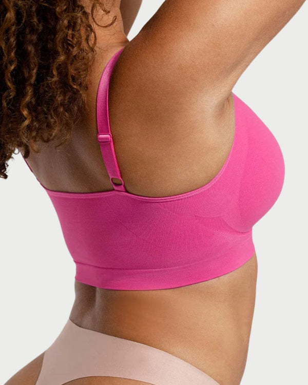 Seamless Everyday Shaping Bra | Back Support & Adjustable Straps curvify.me
