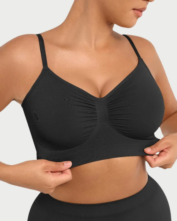Seamless Everyday Shaping Bra | Back Support & Adjustable Straps curvify.me