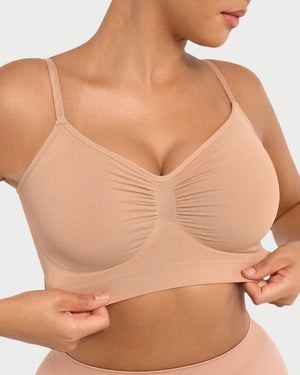 Seamless Everyday Shaping Bra | Back Support & Adjustable Straps curvify.me