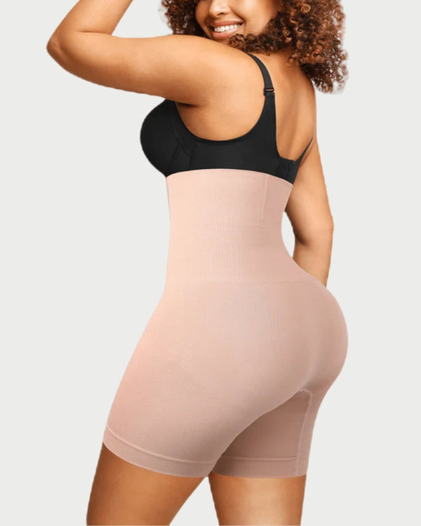 Seamless Tummy Control Shaper Shorts | 4 Steel Bones & Butt Lift curvify.me