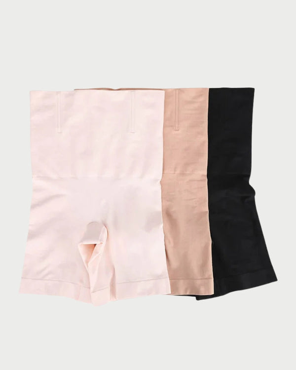 Seamless Tummy Control Shaper Shorts | 4 Steel Bones & Butt Lift curvify.me