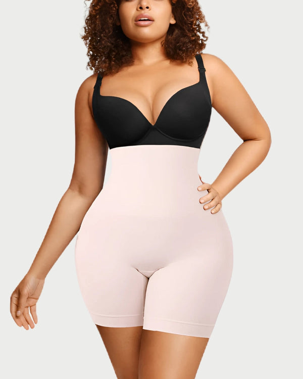 Seamless Tummy Control Shaper Shorts | 4 Steel Bones & Butt Lift curvify.me