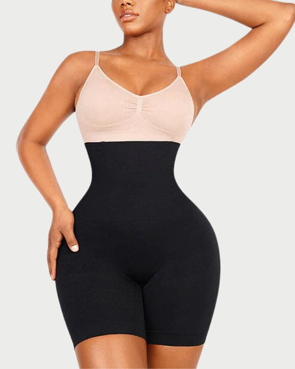 Seamless Tummy Control Shaper Shorts | 4 Steel Bones & Butt Lift curvify.me