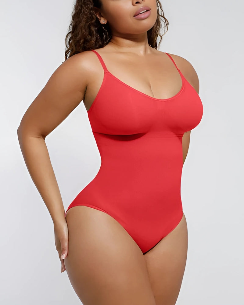 Seamless Covered Bust Thong Bodysuit | Tummy Control & Comfortable Fit curvify.me