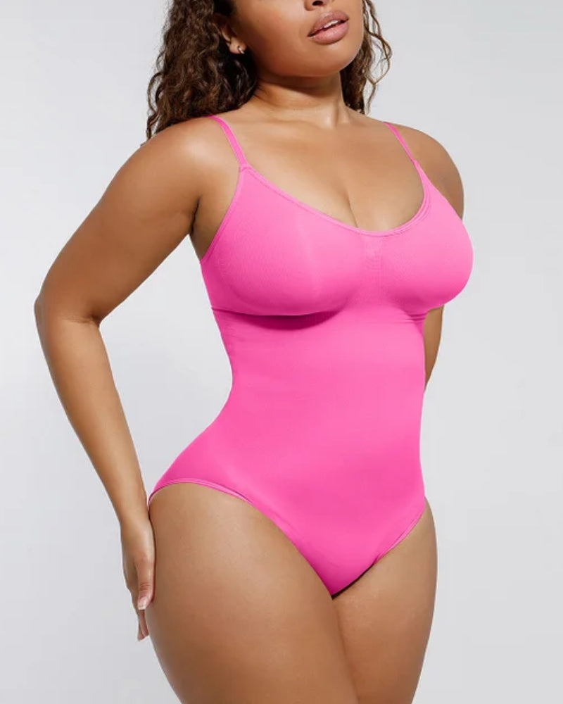 Seamless Covered Bust Thong Bodysuit | Tummy Control & Comfortable Fit curvify.me
