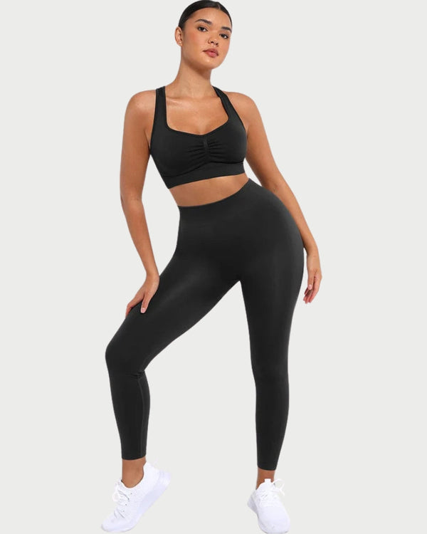Slimming High-Waisted Yoga Leggings | Seamless Leg Shaping & Waist Definition curvify.me