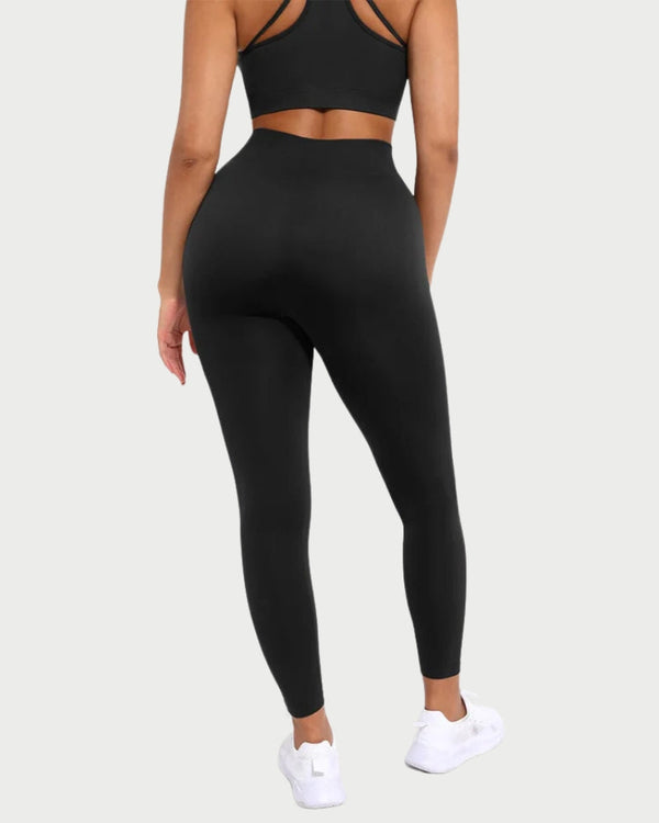 Slimming High-Waisted Yoga Leggings | Seamless Leg Shaping & Waist Definition curvify.me