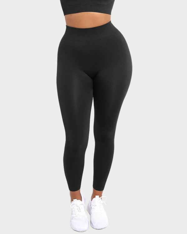 Slimming High-Waisted Yoga Leggings | Seamless Leg Shaping & Waist Definition curvify.me