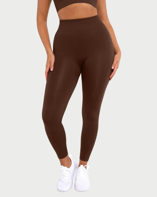 Slimming High-Waisted Yoga Leggings | Seamless Leg Shaping & Waist Definition curvify.me