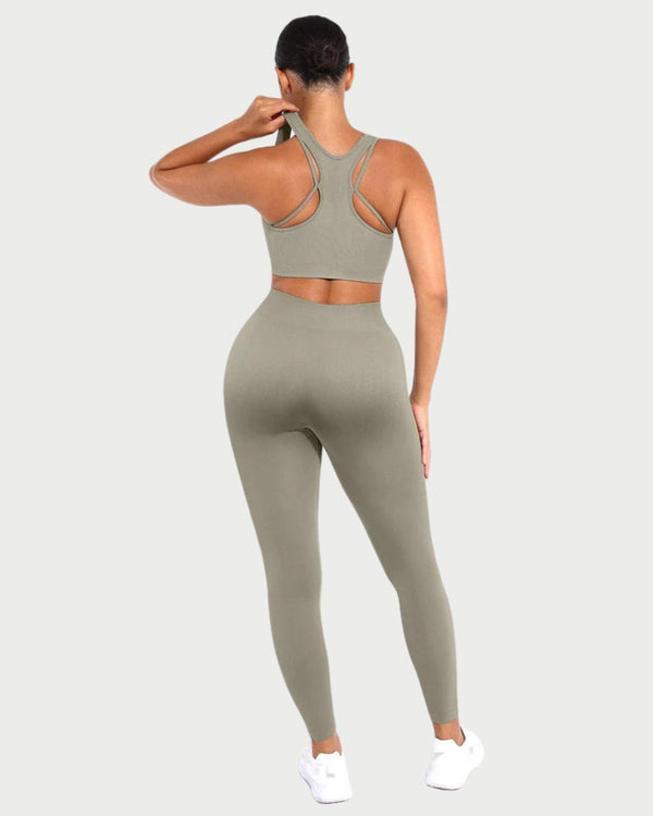 Slimming High-Waisted Yoga Leggings | Seamless Leg Shaping & Waist Definition curvify.me