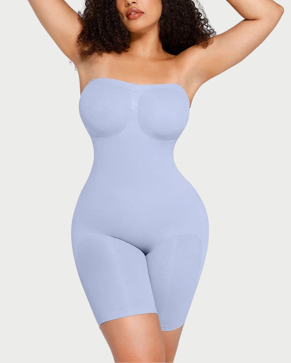Strapless Butt Lifting Tummy Control Bodysuit | Seamless Sculpt & Support curvify.me