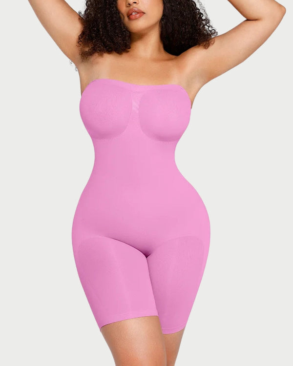 Strapless Butt Lifting Tummy Control Bodysuit | Seamless Sculpt & Support curvify.me