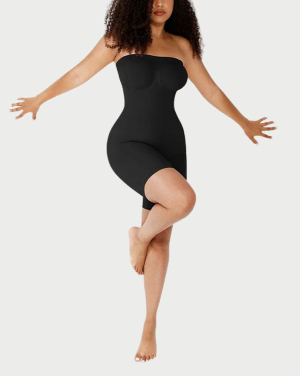 Strapless Butt Lifting Tummy Control Bodysuit | Seamless Sculpt & Support curvify.me